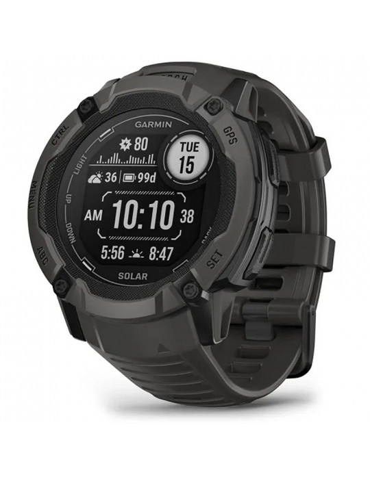 Orologio Smartwatch Garmin Uomo - Instinct® 2X Solar - Standard Edition 50mm Graphite - 0 Orologio Smartwatch Garmin Uomo - Instinct® 2X Solar - Standard Edition 50mm Graphite - 0