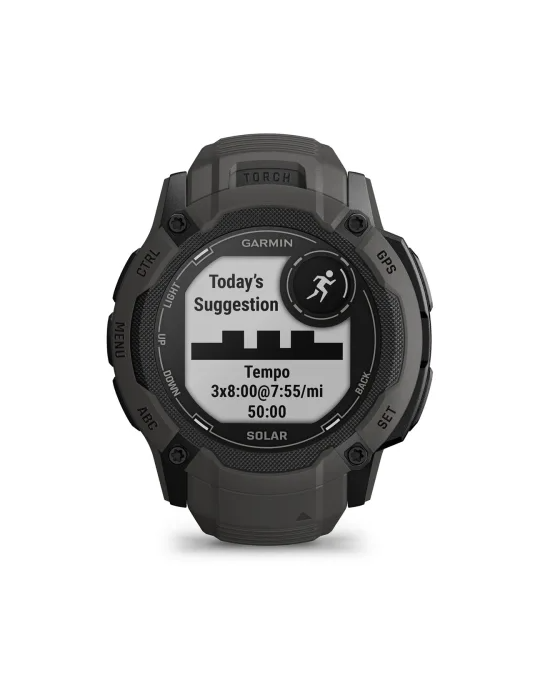 Orologio Smartwatch Garmin Uomo - Instinct® 2X Solar - Standard Edition 50mm Graphite - 0
