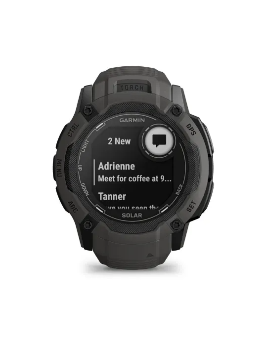 Orologio Smartwatch Garmin Uomo - Instinct® 2X Solar - Standard Edition 50mm Graphite - 0