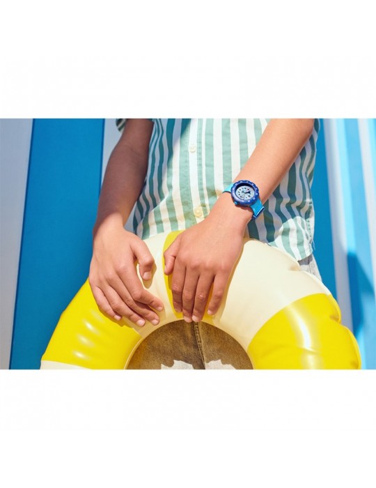 Flik Flak Watch - Shades Of Blue - 35mm - Shaded Blue - FPSP060