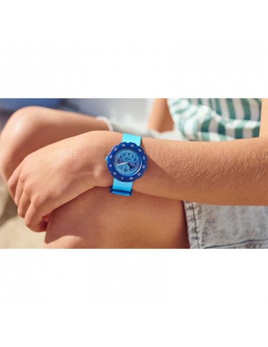 Flik Flak Watch - Shades Of Blue - 35mm - Shaded Blue - FPSP060