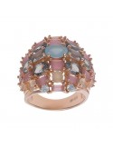 Salvatore Plata Ring - Afternoon - Rosè - Colored Crystals-252S0021