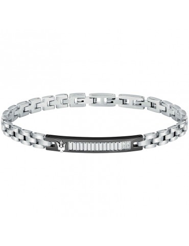 Bracciale Maserati - Diamonds - Acciaio - Diamanti Bianchi - JM423ATY20