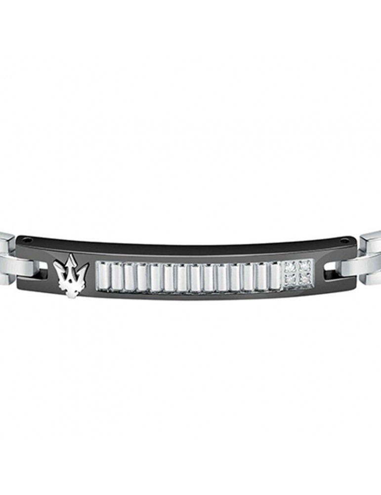 Maserati Bracelet - Diamonds - Steel - White Diamonds - JM423ATY20