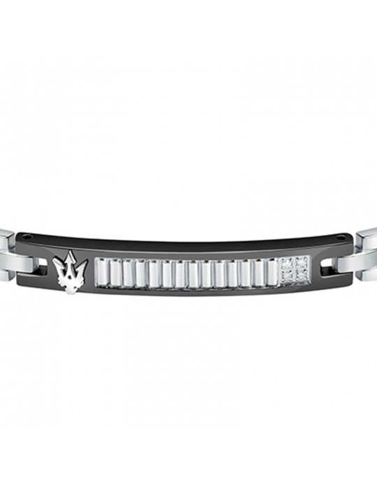 Maserati Bracelet - Diamonds - Steel - White Diamonds - JM423ATY20