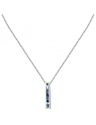 Maserati Necklace - Ceramic - Steel - Ceramic - Blue Elements - JM423ATZ26