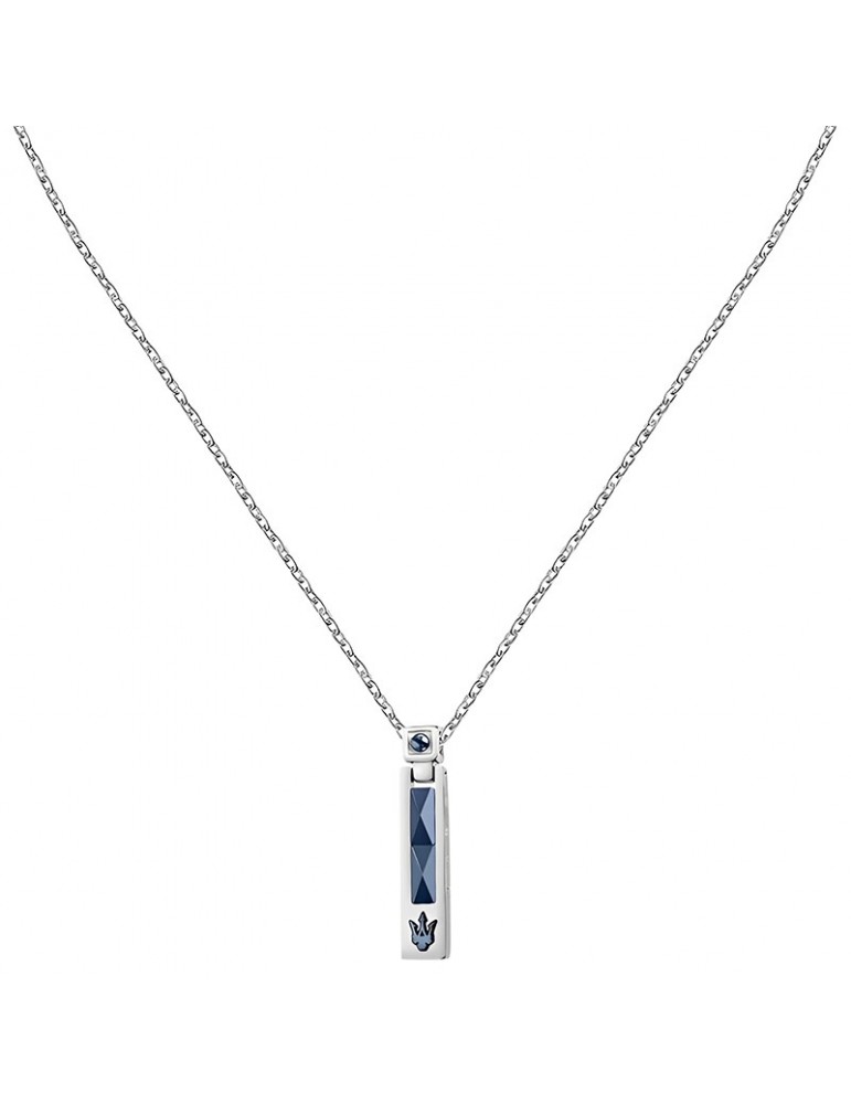 Collana Maserati - Ceramic - Acciaio - Ceramica - Elementi Blu - JM423ATZ26