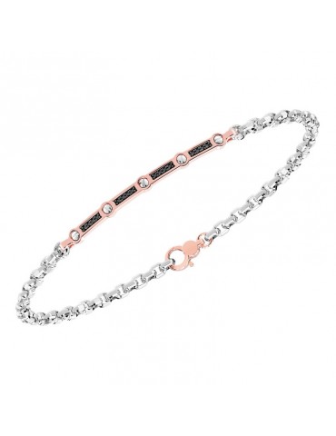 Bracciale Zancan - Insignia Gold - Oro - Diamanti Neri 0,07 ct - UB002BR