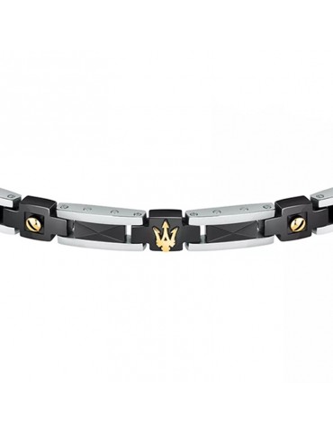 Maserati Bracelet - Ceramic - Steel - PVD Gold - Ceramic-JM423ATZ30 2