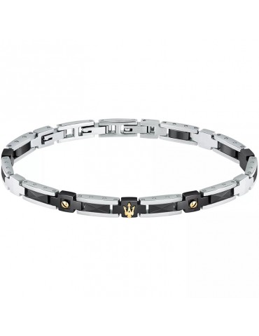 Maserati Bracelet - Ceramic - Steel - PVD Gold - Ceramic-JM423ATZ30