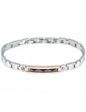 Maserati Bracelet - Ceramic - Steel - Targa Rose Gold - JM423ATZ32