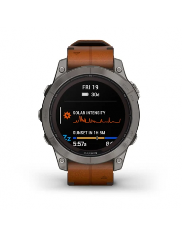 Garmin Smartwatch Watch - Fēnix® 7 Pro - Sapphire Solar Edition 47mm with Double Strap - 0 2
