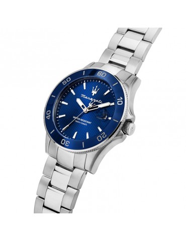 Orologio Maserati da Uomo - Competizione - Silver-43mm-Blu-R8853100036 2