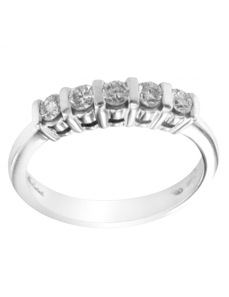 Anello Salvini - Veretta - Oro Bianco - Diamanti 0,36 ct - SVM40408