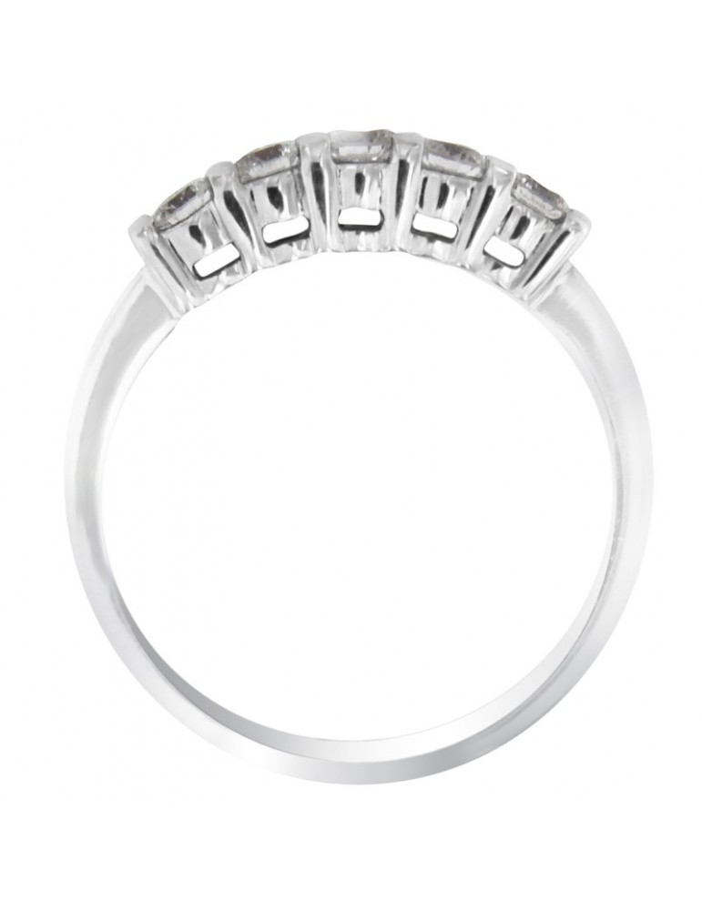 Anello Salvini - Veretta - Oro Bianco - Diamanti 0,36 ct - SVM40408