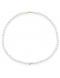 Collana Lelune - Perle Freshwater 4,5-5mm - Oro Giallo - LLNK013502