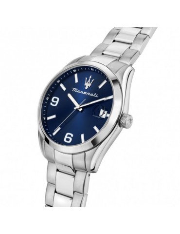 Orologio Maserati - Attrazione - Silver - 43mm - Blu - R8853151013 2