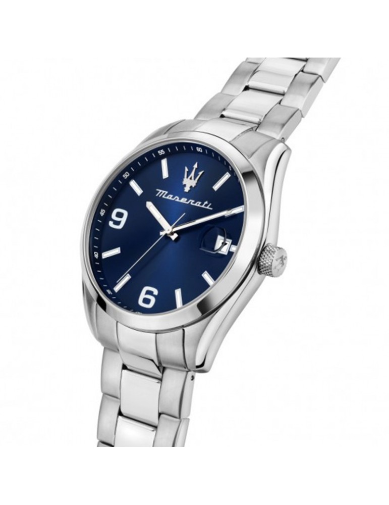 Maserati Watch - Attraction - Silver - 43mm - Blue - R8853151013