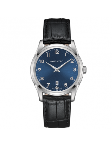 Orologio Hamilton - Jazzmaster Thinline Quarzo 42mm Blu - H38511743