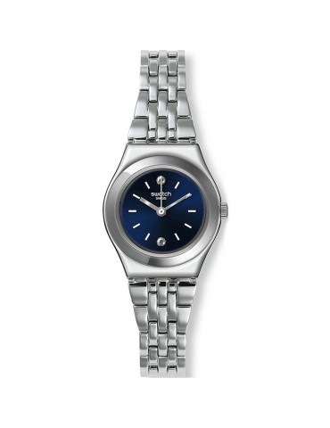 Orologio Swatch - Classic - Sloane - Silver-25mm-Blu-Cristalli-YSS288G