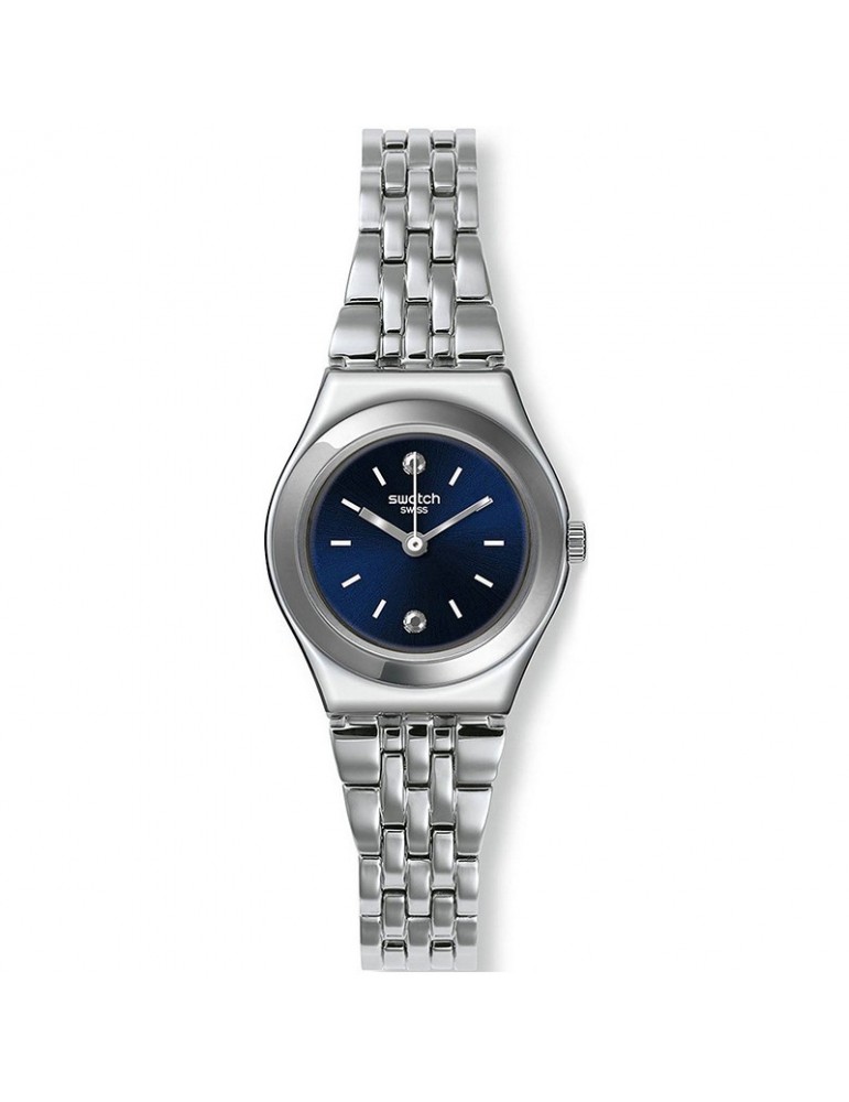 Swatch Watch Classic Sloane Silver-25mm-Blue-Crystals-YSS288G