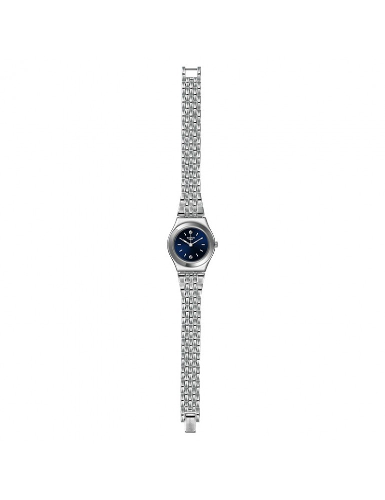 Swatch Watch - Classic - Sloane - Silver-25mm-Blue-Crystals-YSS288G