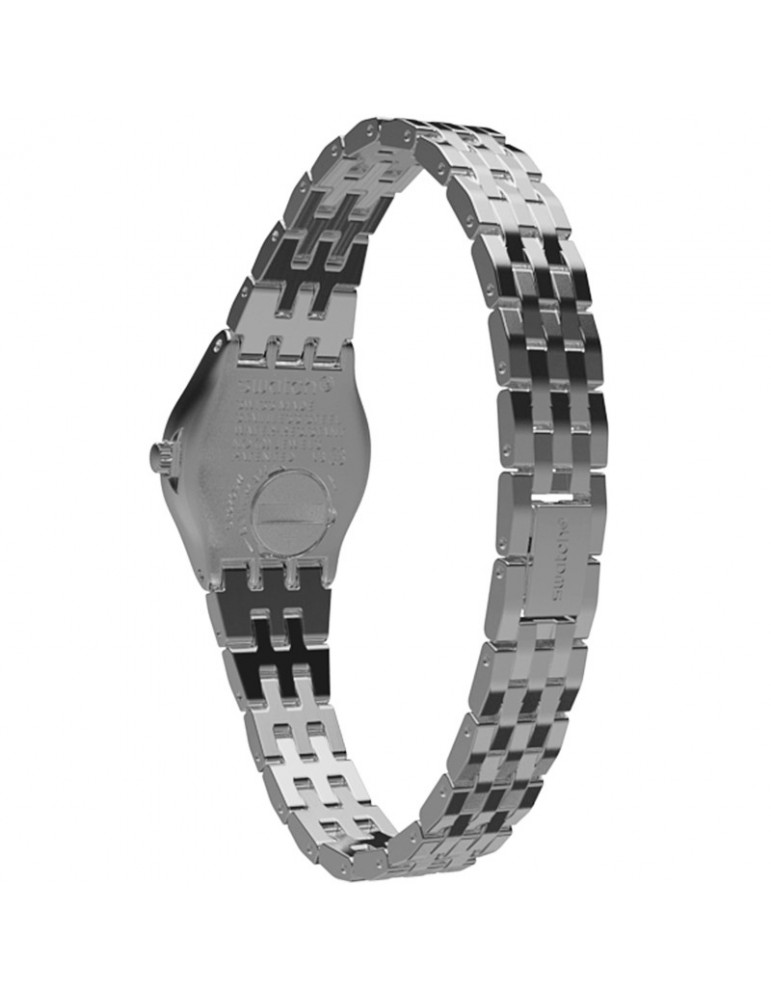 Swatch Watch - Classic - Sloane - Silver-25mm-Blue-Crystals-YSS288G