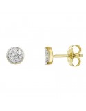 Chimento Earrings - Armillas Glow with Discs in 18K Yellow Gold and Natural Diamonds - 0
