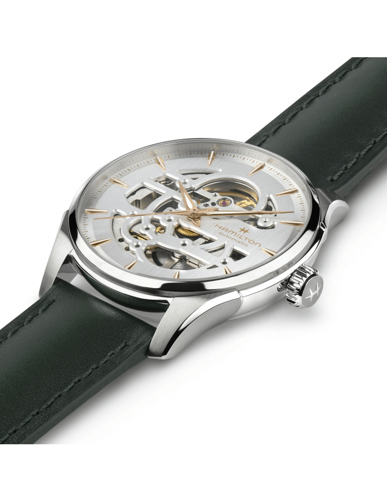 Orologio Hamilton Uomo - Jazzmaster Skeleton 40mm Argento - H42535810