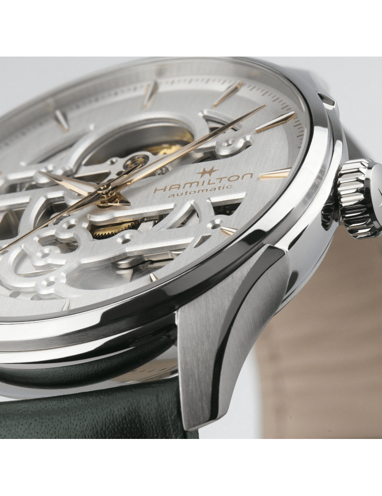 Orologio Hamilton Uomo - Jazzmaster Skeleton 40mm Argento - H42535810