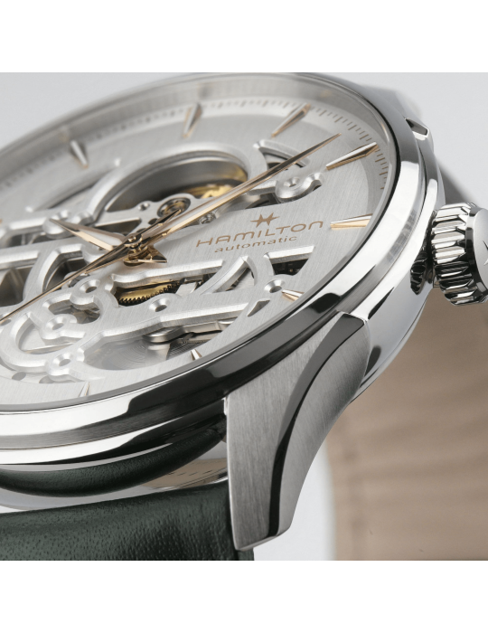 Orologio Hamilton Uomo - Jazzmaster Skeleton 40mm Argento - H42535810