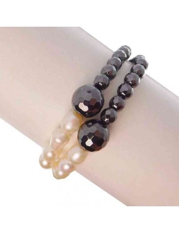 Bracciale Rajola - Capricci - Primula-Ematite-Perle Bianche-B56886218N