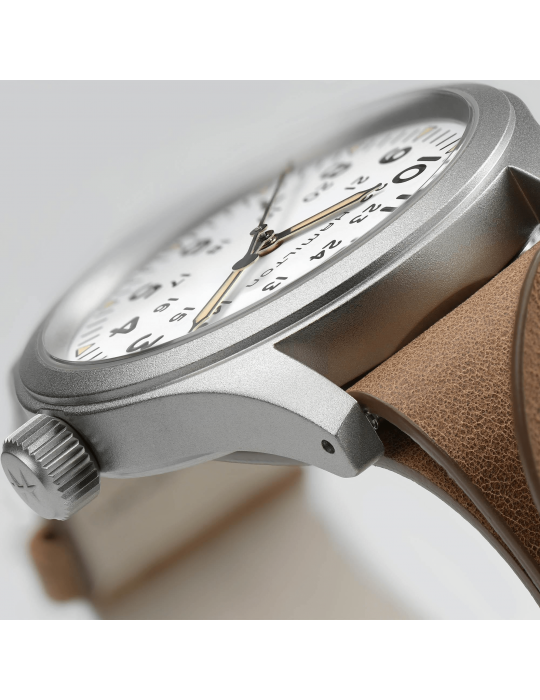 Hamilton Men's Watch - Khaki Field Mechanical 38mm Brown White - 0