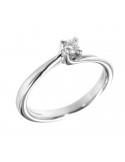 Anello Giorgio Visconti - Solitario - Oro - Diamanti 0,21 ct - AB16295B