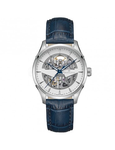 Orologio Hamilton - Jazzmaster Skeleton 40mm Blu - Auto - H42535610