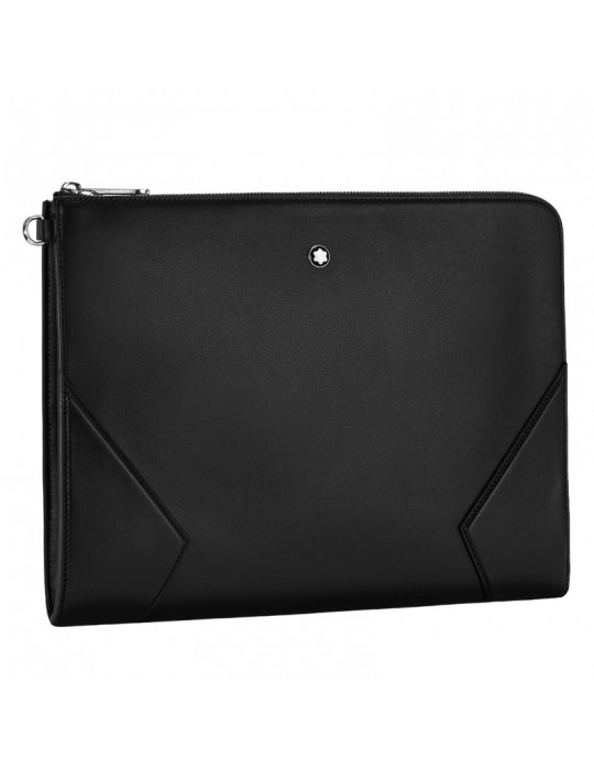Montblanc Document Holder - Meisterstück in Polished Leather - Black - 0