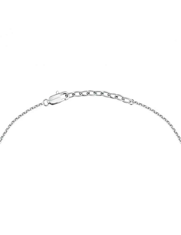 Collana Maserati - Iconic - Acciaio -Pendente-Logo PVD Nero-JM423AVD20