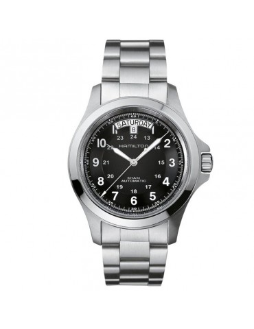 Orologio Hamilton - Khaki Field King 40mm Automatico Nero - H64455133