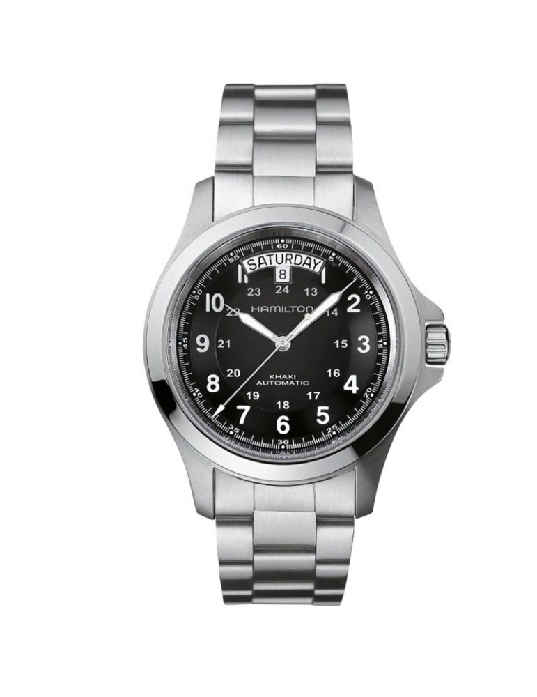 Orologio Hamilton - Khaki Field King 40mm Automatico Nero - H64455133
