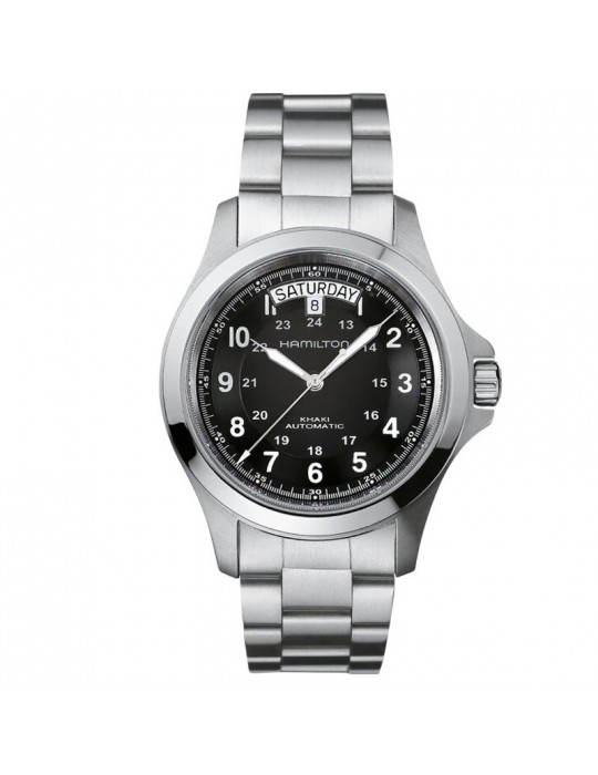 Hamilton Men's Watch - Khaki Field King 40mm Automatic Black - 0