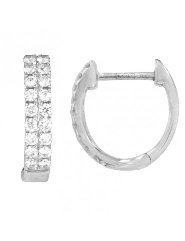 Orecchini Giorgio Visconti - Cerchietto - Oro - Diamanti 0,24 ct - BBX37838