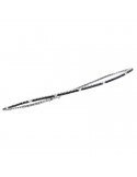 Davite&Delucchi Tennis Bracelet - in 18K White Gold with White Diamonds and Blue Sapphires 0.90 ct - Size 18 cm - 0