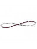 Davite&Delucchi Tennis Bracelet - in 18K White Gold with White Diamonds and 1.55 ct Rubies - 0