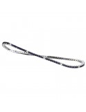 Bracciale Tennis Davite&Delucchi - Oro Bianco 18 Carati - Diamanti - Zaffiri Blu 1,15 ct