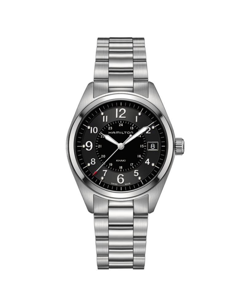 Orologio Hamilton - Khaki Navy Field 40mm Nero Quarzo - H68551933
