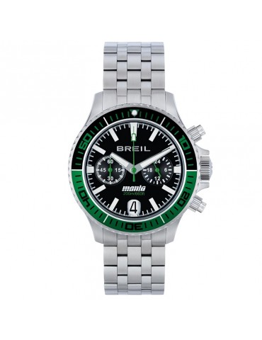 Orologio Breil - Manta P.R.O. - Silver - 42mm - Verde - Nero - TW2014
