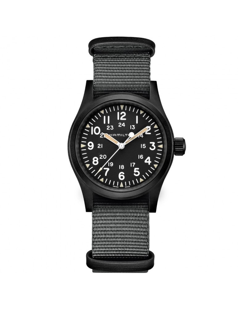 Orologio Hamilton - Khaki Field Mechanical 38mm Nero - H69409930