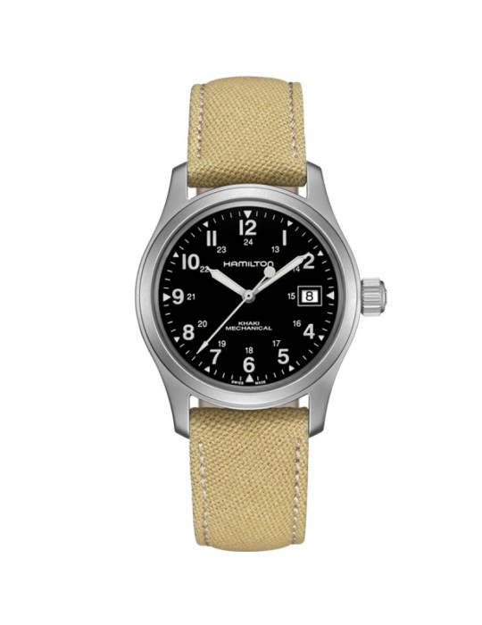 Orologio Hamilton - Khaki Field Mechanical - 38mm Nero - H69439933