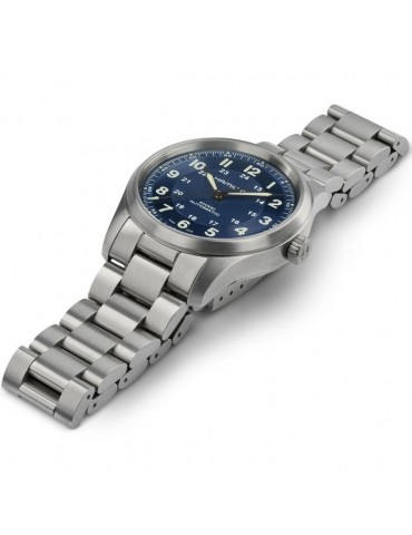 Orologio Hamilton - Khaki Field Titanium Automatico 38mm Blu - H70205140 2