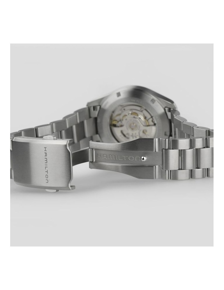 Orologio Hamilton - Khaki Field Titanium Automatico 38mm Blu - H70205140